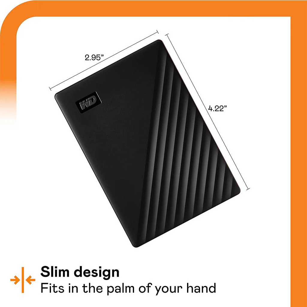 Western Digital My Passport 4TB USB 3.0 External Hard Drives Black