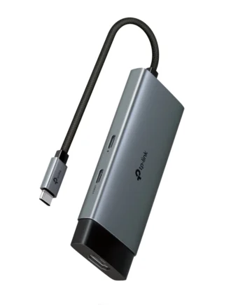 60Hz Ethernet PD USB 3.0 Ports Adapter UH5020C USB Type-C 5 in 1 Hub