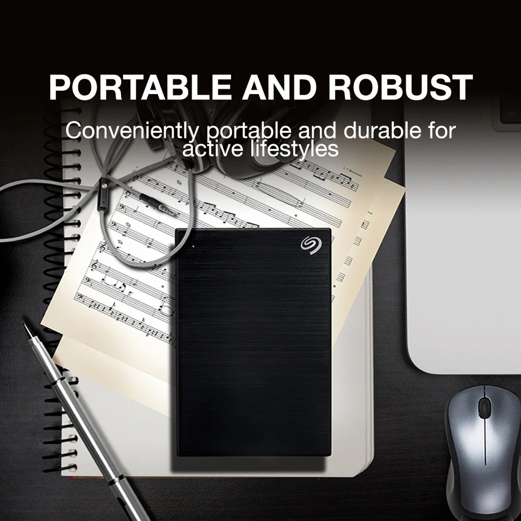 Seagate 5TB One Touch USB 3.0 Portable Hard Drive Grey