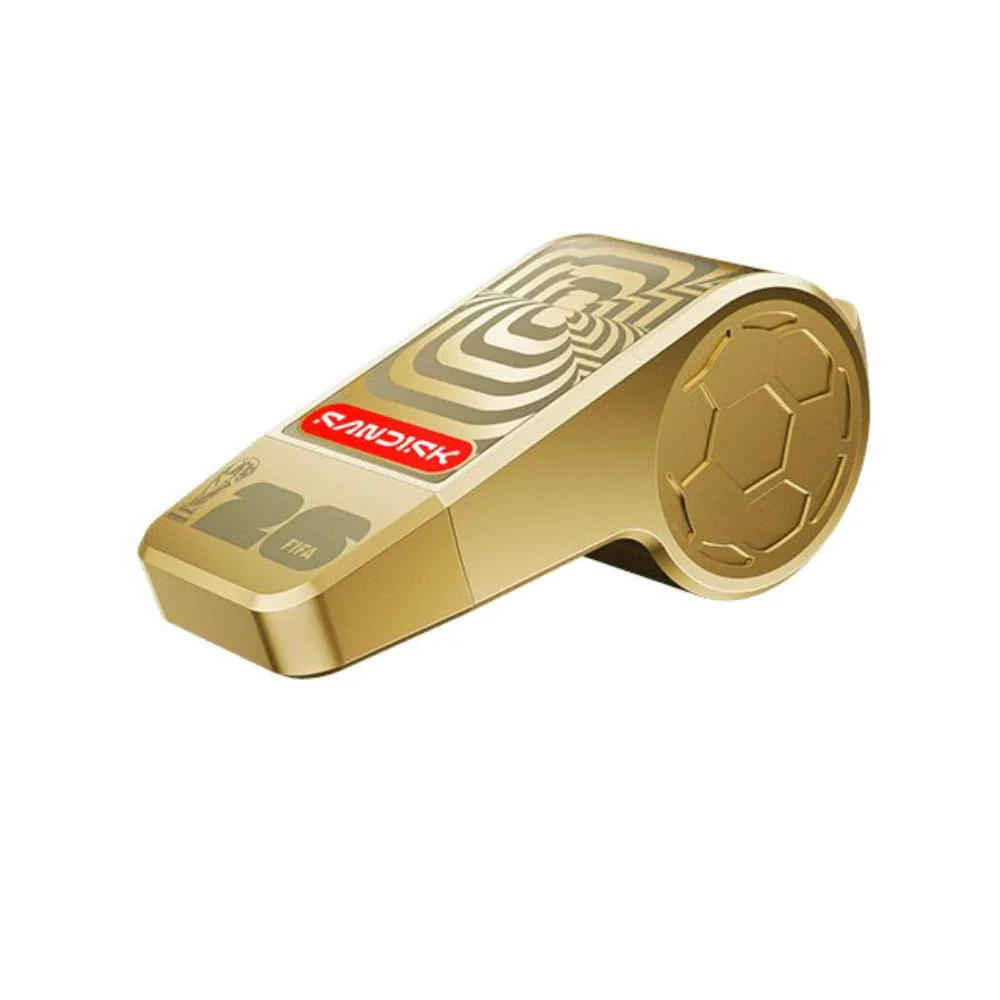 SanDisk USB-C Flash Drive 300MB/s FIFA World Cup 2026 Gold Edition for Mobile & Computers 128GB