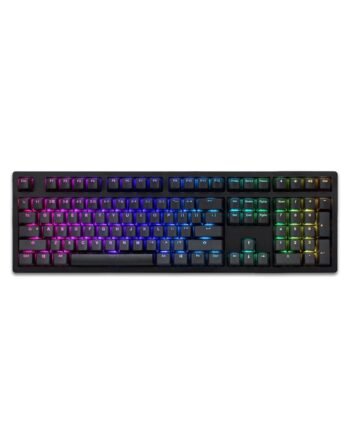 iKBC MF108 V3 RGB Backlit Black Mechanical Gaming Keyboard - Cherry MX Blue