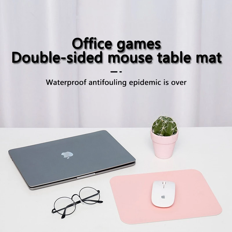 Leather Waterproof Mousepad Mouse Pad Mat Laptop Pads