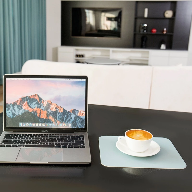 Leather Waterproof Mousepad Mouse Pad Mat Laptop Pads