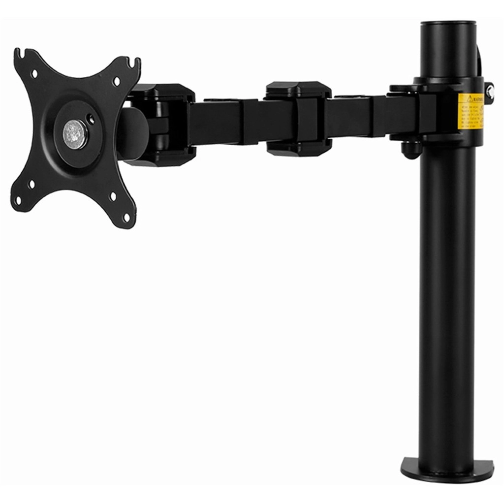 Loctek DLB111 10"-30" Single Monitor Ergonomic Swivel Arm VESA Mount for Desktop Mount