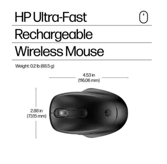 HP 510 Ultra-Fast Rechargeable Wireless Mouse